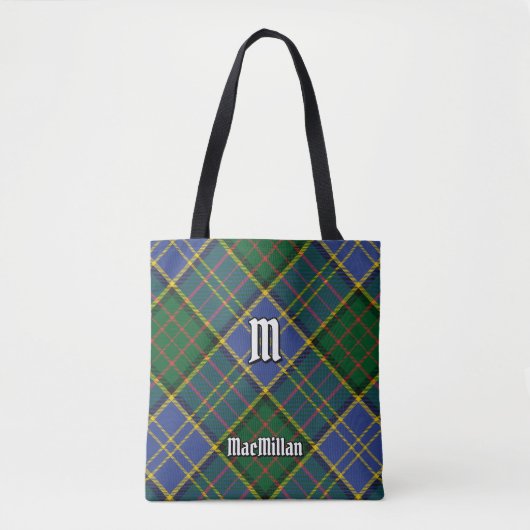 Tote Bag Clan MacMillan Chasse Tartan (Devant)