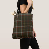 Tote Bag Clan noir Tartan (De près)