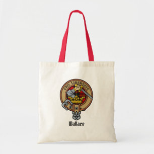 Tote Bag Clan Wallace Crest sur Tartan