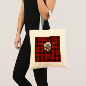 Tote Bag Clan Wallace Tartan Et Sporran (Devant (produit))