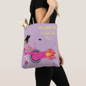 Tote Bag ClaraBelle Fourre-tout parfait bleu - rêves de (De près)