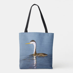 Tote Bag Clark's Grebe Painting - Art original pour les ois