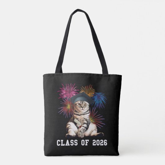 Tote Bag Class Of 2026 Cat Lover (Dos)