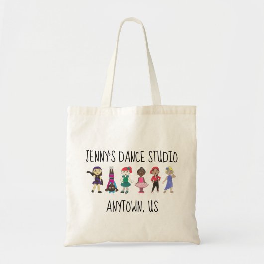 Tote Bag Classe de danse customisée Enseignant (Devant)