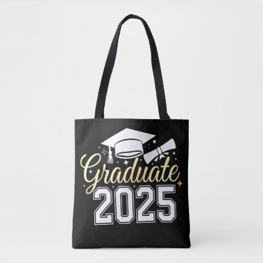 Tote Bag Classe De Diplôme De 2025 (Devant)