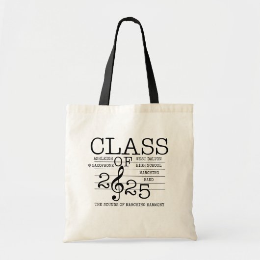 Tote Bag Classe de Marching Band 2025 (Devant)