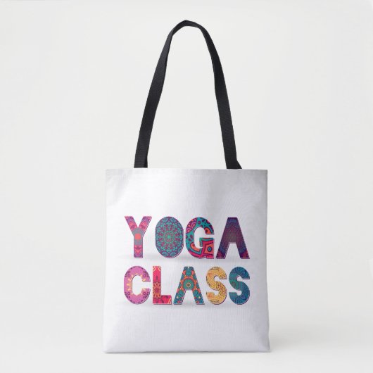 Tote Bag Classe de yoga (Devant)