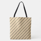 Tote Bag Classic Gold Diagonal Stripe Reflection Fourre-tou (Devant)