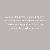 Tote Bag Classic Heart Monogram Bride