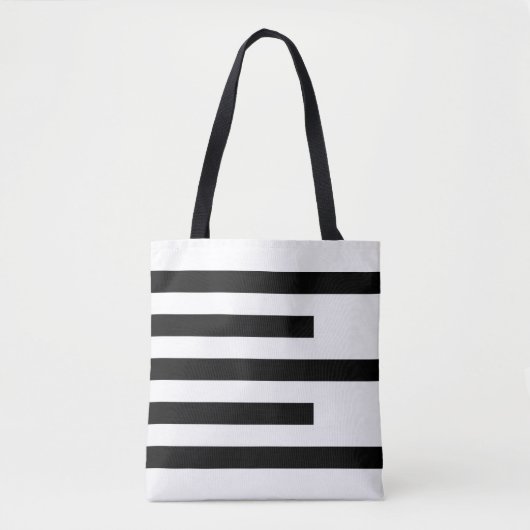 Tote Bag Classic noir et blanc (Devant)