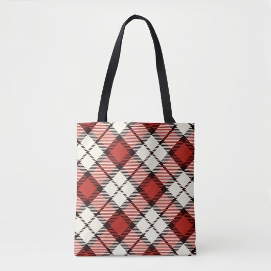 Tote Bag Classic Red Tartan Check (Devant)