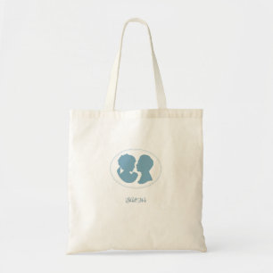 Tote Bag Classic Regency Blue Cameo Mariage
