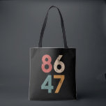 Tote Bag Classic Vintage 80s Style 86 47 Anti Trump<br><div class="desc">Classic Vintage 80s Style 86 47 Anti Trump</div>