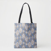 Tote Bag Classique diamant gris beige (Devant)