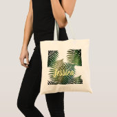 Tote Bag Classique moderne Tropical Palm Custom (Devant (produit))