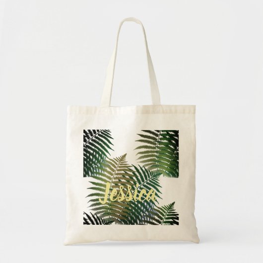 Tote Bag Classique moderne Tropical Palm Custom (Devant)