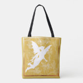 Tote Bag Classique Or Enchantant Fée Blanche (Dos)