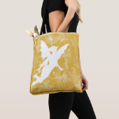 Tote Bag Classique Or Enchantant Fée Blanche (De près)