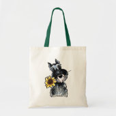Tote Bag Classique Sunny Schnauzer (Devant)