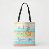 Tote Bag Classique Whimsical Pastel Aquarelle Motif (Devant)