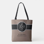 Tote Bag Classy Argent Noble Bague d'Asclepius Médicale (Dos)