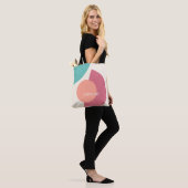 Tote Bag Classy Funky Midsiècle Abstraits cercles Motif (Sur le modèle)