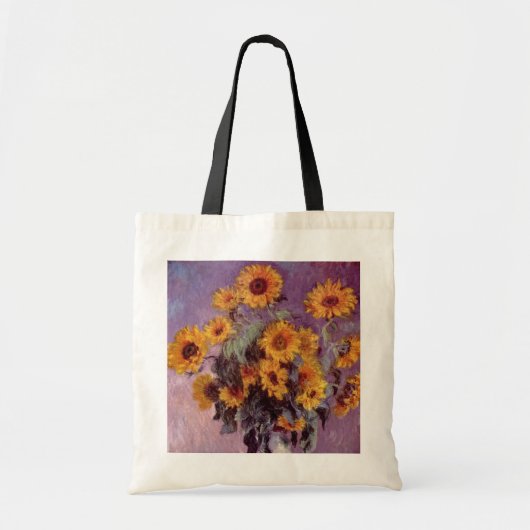 Tote Bag Claude Monet - Bouquet de tournesols (Devant)