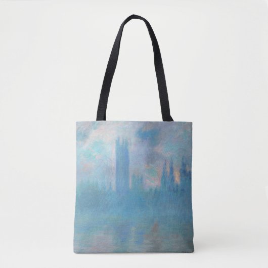 Tote Bag Claude Monet. Chambres du Parlement de Londres. Bl (Devant)