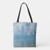 Tote Bag Claude Monet. Chambres du Parlement de Londres. Bl (Dos)