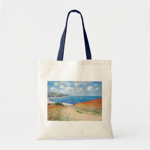 Tote Bag Claude Monet - Chemin dans les champs de blé à Pou