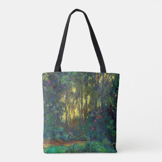 Tote Bag Claude Monet - Coin d'un étang avec des Nénuphars (Dos)