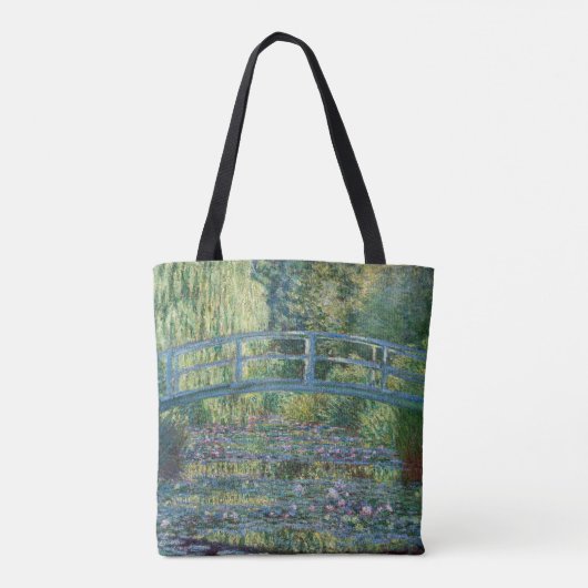 Tote Bag Claude Monet - Eau Lily étang, Harmonie verte (Dos)