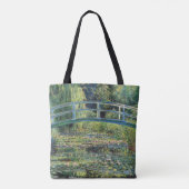 Tote Bag Claude Monet - Etang Lily et Pont Japonais (Dos)