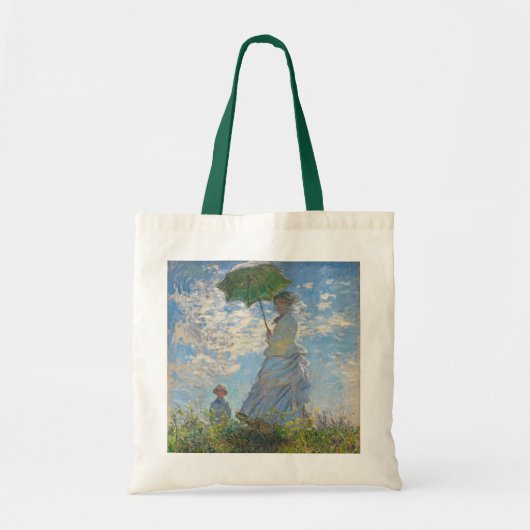 Tote Bag Claude Monet | Femme avec un parasol (Devant)