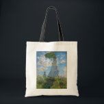 Tote Bag Claude Monet - La Promenade, Femme avec un Parasol<br><div class="desc">La Promenade,  Femme avec un Parasol / Madame Monet et son fils / La Promenade / La Femme a l'ombrelle - Claude Monet,  1875</div>