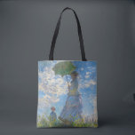 Tote Bag Claude Monet - La Promenade, Femme avec un Parasol<br><div class="desc">La Promenade,  Femme avec un Parasol / Madame Monet et son fils / La Promenade / La Femme a l'ombrelle - Claude Monet,  1875</div>