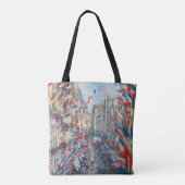 Tote Bag Claude Monet - La Rue Montorgueil - Paris (Dos)
