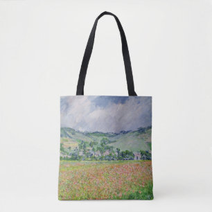 Tote Bag Claude Monet le champ de pavot près de Giverny,