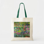 Tote Bag Claude Monet : Le jardin d'Iris à Giverny<br><div class="desc">Un sac classique coloré avec jardin d'iris à Giverny,  peint par le peintre impressionniste Claude Monet.</div>