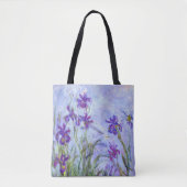 Tote Bag Claude Monet - Lilac Irises / Iris Mauves (Devant)