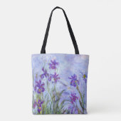 Tote Bag Claude Monet - Lilac Irises / Iris Mauves (Dos)
