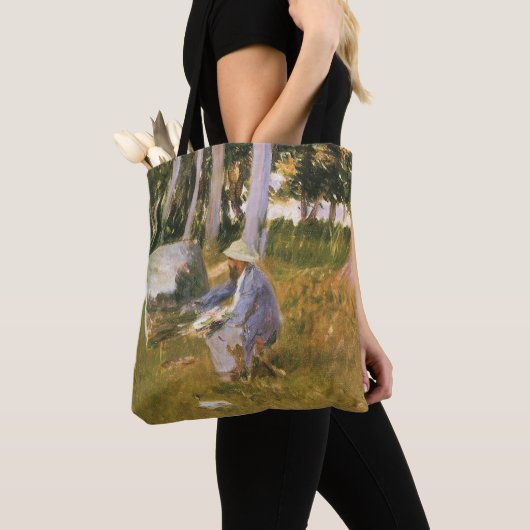 Tote Bag Claude Monet Painting, Edge of a Wood par Sargent (De près)
