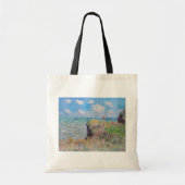 Tote Bag Claude Monet - Promenade Cliff à Pourville (Devant)