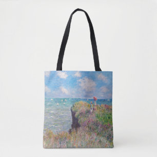 Tote Bag Claude Monet - Promenade Cliff à Pourville