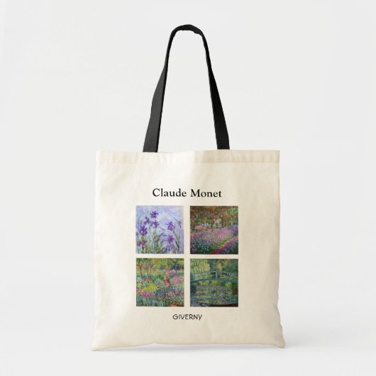 Tote Bag Claude Monet - Sélection de chefs-d'oeuvre Giverny (Devant)