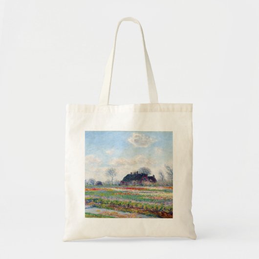 Tote Bag Claude Monet Tulip Fields à Sassenheim (1886) (Devant)