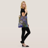 Tote Bag Claude Monet Water Lilies Agapanthus (Sur le modèle)