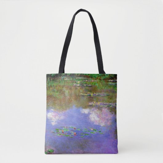 Tote Bag Claude Monet - Water-Lilies, The Clouds, (Devant)