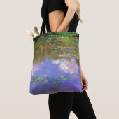 Tote Bag Claude Monet - Water-Lilies, The Clouds, (De près)
