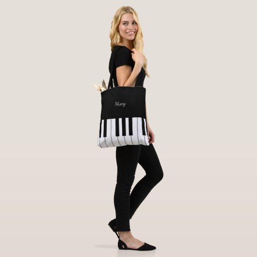 Tote Bag Clavier de piano classique Musique personnalisée (Sur le modèle)